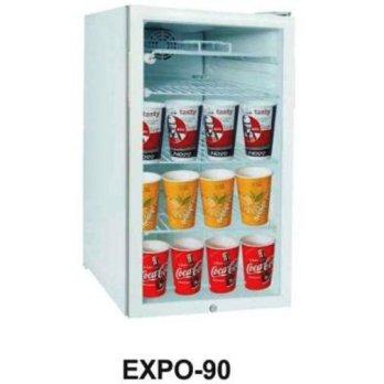 GEA EXPO-90 Showcase / Display Cooler / Lemari Kaca Berpendingin / Kulkas Kaca - PUTIH