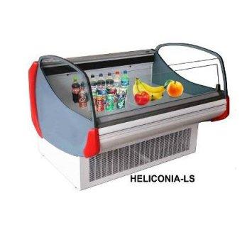 GEA HELICONIA LS-125 Opened Top Showcase/Serve Open Counter For Minimarket dan Supermarket-SIIVER