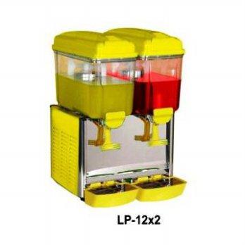 GEA LP-12x2 Juice Dispenser / Jus Dispenser 2 (Dua) Tabung dengan Pendingin - KUNING