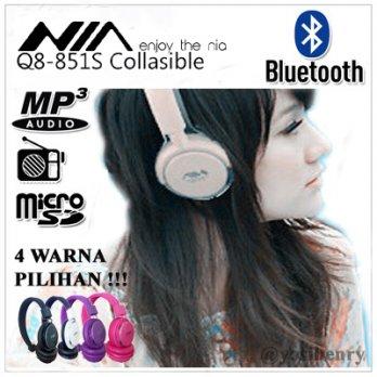 HEADSET NIA Q8 Bluetooth Headset, Phone ,Radio & MP3player