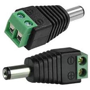 Jack DC Power Male untuk kabel CCTV RG59 / RG6 (10 pcs)