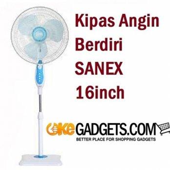 KIPAS ANGIN BERDIRI SANEX FS-887 STAND FAN 16 INCH