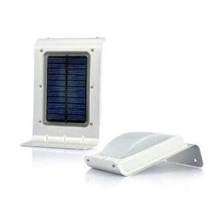 Lampu Dinding Solar Power 16 LED Stainless