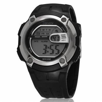 Ohsen Waterproof Digital Sport Watch - AD0923 - Black