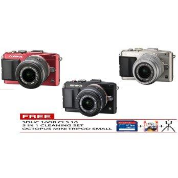 Olympus PEN E-PL6 Mirrorless Kamera Kit Lensa 14 - 42mm R (G)