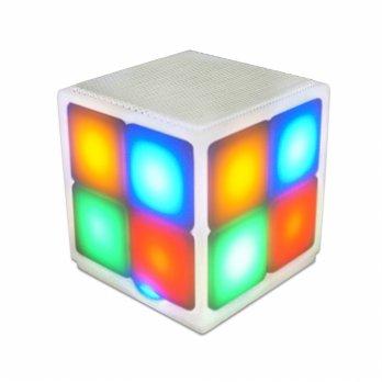 Optimuz Speaker Bluetooth Sugar Cube/Rubik - Putih