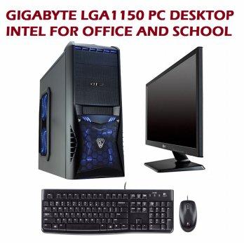 PAKET GIGABYTE LGA1150 PC DESKTOP INTEL FOR OFFICE AND SCHOOL (PAKET A)