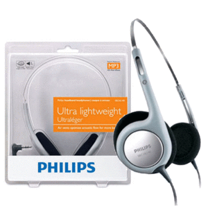 Philips SHL 140 Over Ear SHL140 Lightweight Headphones