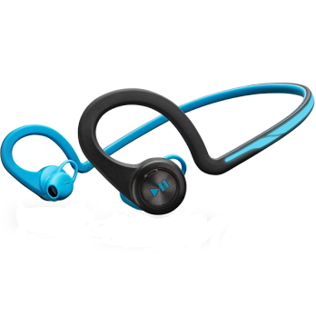Plantronics Wireless Bluetooth Headset Backbeat Fit With Case - Blue