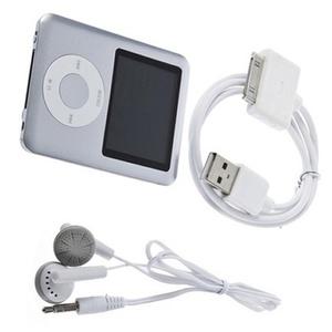 Pod MP3 Player 1.8 Inch LCD 8GB FM Radio - Silver