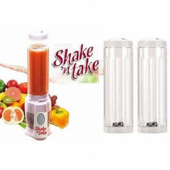 Quincy Label Shake And Take Blender Portable 2 Bottle