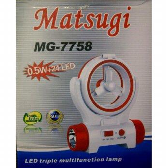 Senter + Kipas / MATSUGI MG-7758/ Multifunction Lamp