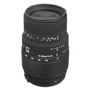 Sigma 70-300mm f/4-5.6 DG Autofocus Lens for Nikon F Mount Cameras + FREE UV FILTER 58mm