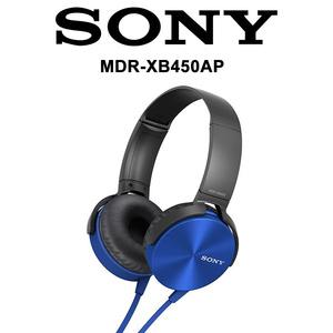 Sony MDR-XB450AP Extra Bass Headphone (Blue)
