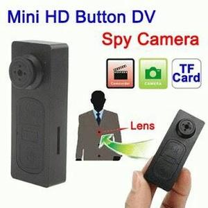 Spy Cam Memory Card Model Kancing / Kamera Pengintai Model Kancing