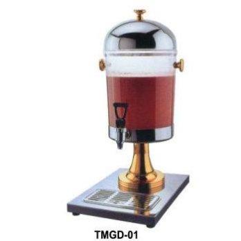 TMGD-01 Stainless Steel Juice Dispenser / Jus Dispenser 1 Tabung Tanpa Pendingin - SILVER