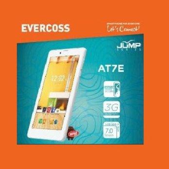 Tablet EVERCOSS AT7E LCD 7 inch Android Kitkat Quadcore 3G Dual GSM Dual Camera 2MP