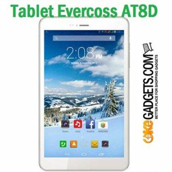 Tablet EVERCOSS Elevate Tab V AT8D LCD 8 inch Android Kitkat Quadcore 8MP Camera Battery 4250mAh