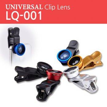 Universal clip lens lens LIEQI Gonzo LQ-001 mobile phone cell phone smart phone tablet PC for all models compatible fisheye lens wide-angle lens wide macro lens 3 in 1 Lens S5 S4 S3 Galaxy Note 3 Note 4 iPhone 6 5S Optimus Vega