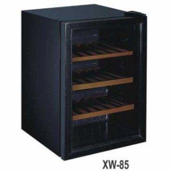 XW-85 Wine Cooler / Showcase atau Display Cooler Untuk Tempat Penyimpanan Wine - HITAM