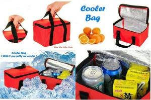 cooler bag (bonus 2pcs jelly ice pengganti es batu)