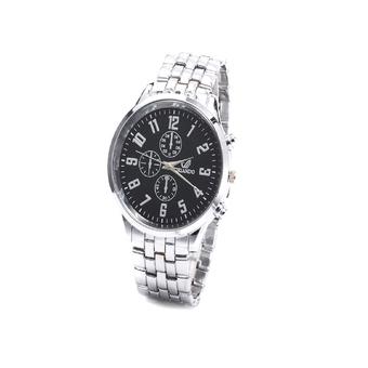 '"''""Fashion Famous Brand ORLANDO Watch Fake Small Dials Pattern Unique Design Luxury Watches Man''''s Full Steel Watch Male Relogio Masculino Clock Black""''"'  