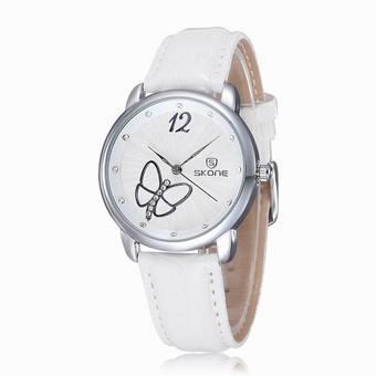 2015 Fashion Casual Watches Clocks Watches Relogios Femininos Quartz Watch For Women(white) (Intl)  