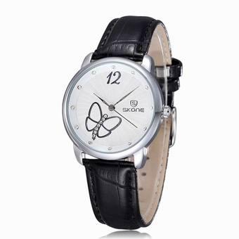 2017 Fashion Casual Watches Clocks Watches Relogios Femininos Quartz Watch For Women(Black) (Intl)  