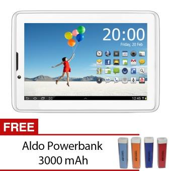 Aldo Epad T2 - 8 GB ROM - Putih + Gratis Powerbank Aldo 3000 mAh  