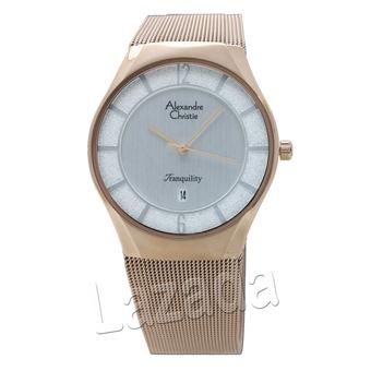 Alexandre Christie 8331 MD Jam Tangan Pria - Rosegold - Stainless Steel  