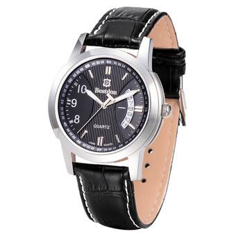 BESTDON BD98108G Men's Wrist Watch Waterproof Quartz (Black & Silver) (Intl)  