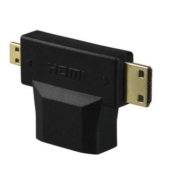 Best CT HDMI A Female To Male Mini/Micro Adapter - Hitam  