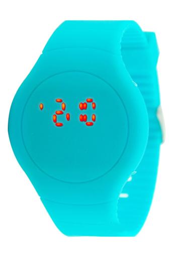 Blue lans Unisex Ultra-thin Sport Touch LED Digital Wrist Watch Sky Blue  