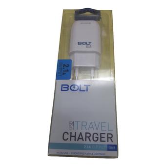 Bolt Travel Charger Output 2.1A Real  