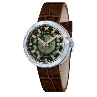 CCCP CP-7025-03 Monino Men's Leather Watch – Silver - Silver
