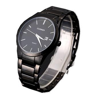 CURREN 8106 Casual Stainless Steel Quartz Watch (Black) (Intl)  