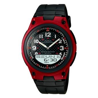 Casio Analog Digital AW-80-4BV Men's Watch - Black/Red  