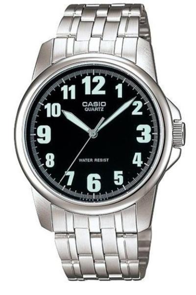 Casio Analog Watch MTP-1216A-1BDF Jam Tangan Pria Strap Stainless Steel - Silver