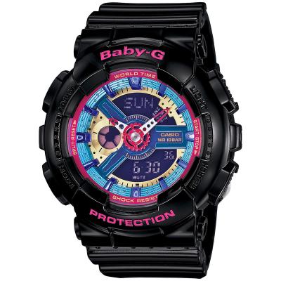Casio Baby-G BA-112-1A Resin Strap Watch - Hitam