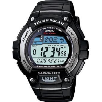 Casio Digital Watch W-S220-1AVDF - jam tangan pria - karet - Tough solar  