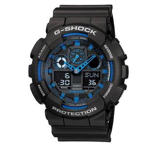 Casio G-Shock GA-100-1A2 - Men Watch - Black - Resin Band  