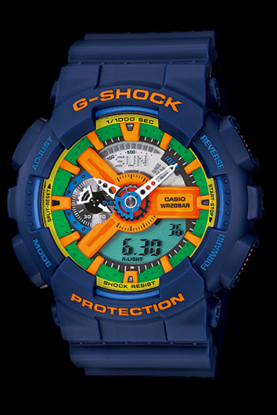 Casio G-Shock GA-110FC-2ADR Jam Tangan Pria Resin - Blue