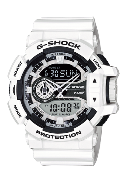 Casio G-Shock GA-400-7A Jam Tangan Pria Resin - White