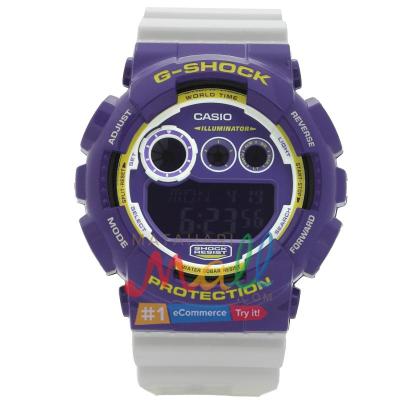 Casio G-Shock - Jam Tangan Pria - Ungu Putih - GD – 120CS – 6DR