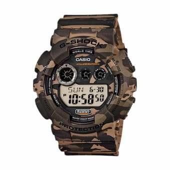 Casio G-Shock Limited Edition Jam Tangan Pria - Green Army - Strap Resin - gd120cm 5 camo  
