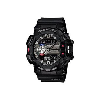 Casio G-Shock Men's Black Resin Strap Watch Black GBA-400-1A  
