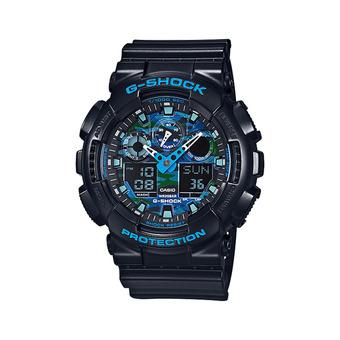 Casio G-Shock Men's Black Resin Strap Watch GA-100CB-1A (Intl)  