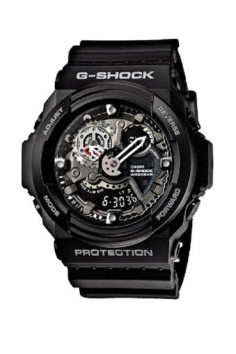 Casio G-Shock Men's Black Resin Strap Watch GA-300-1  