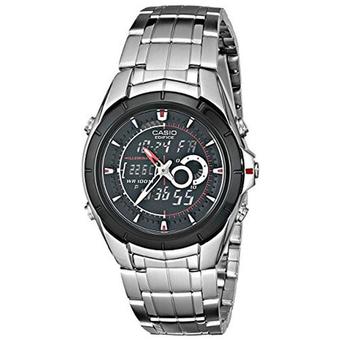 Casio Mens EFA119BK-1AV Ana-Digi Edifice Stainless Steel Watch   (Intl)  