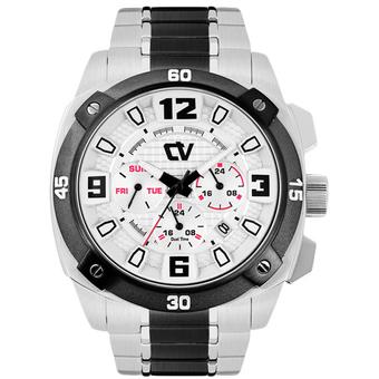 Christ Verra Collection Jam Tangan Pria - Strap Stainless Steel - Silver - CV9910CH  